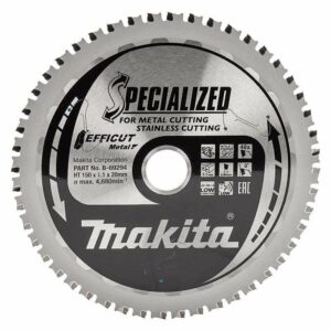 Lame carbure Inox et Métal Specialized MAKITA B-47058 Ø 150 mm pour scie circulaire