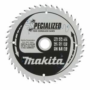 Lame de scie circulaire MAKITA B-53198, TCT spécialisé, 165 x 20 mm, 44 T
