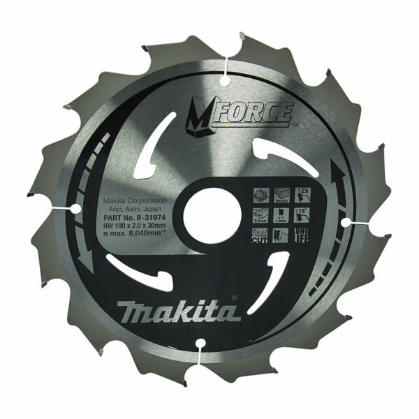 Lames carbure "Mforce" pour scies circulaires MAKITA