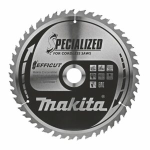 Lames carbure "EFFICUT" pour bois, pour scies radiales à batterie MAKITA