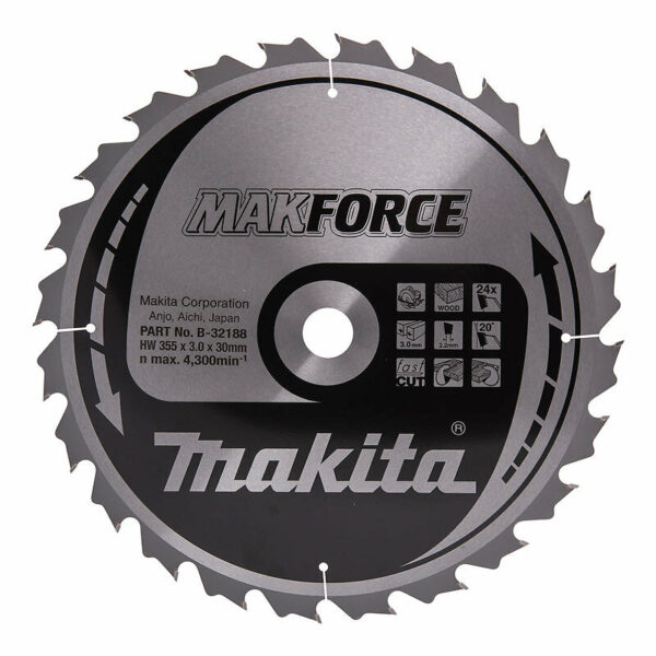 Lames carbure "MakForce" pour scies circulaires MAKITA
