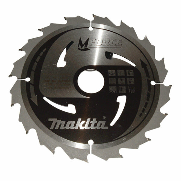 Lames carbure "Mforce" pour scies circulaires MAKITA - Coupe rapide et propre pour le bois