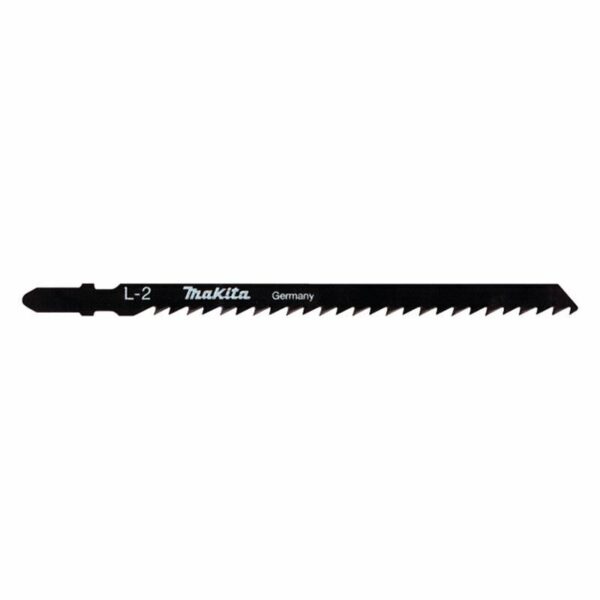 5 Lames L2 coupe rapide pour scie sauteuse MAKITA A-86309 pour bois, contre-plaqué et PVC 5 à 90mm