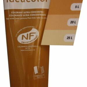Colorant Ultra-concentre 100ml Terre D'Ocre – Idéal pour Peintures Décoratives et Bâtiment