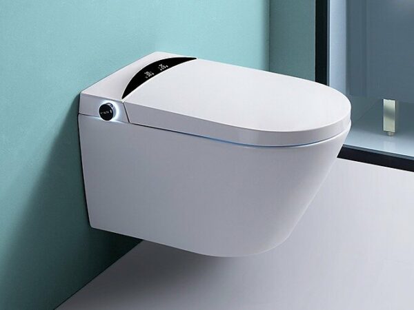 Toilette japonaise Origami suspendue moderne avec télécommande