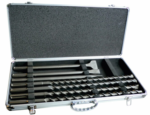 Coffret burins et forets SDS-Max - 7 pièces - D-40571