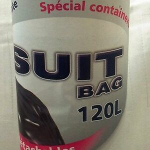 Sachet de 10 sacs poubelle de jardin 130L – Sac vert en polyéthylène