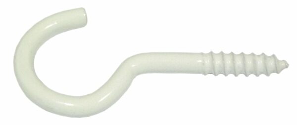8 Crochets d'Armoires en Plastique 3x16mm - Fixation Facile pour Cadres et Objets