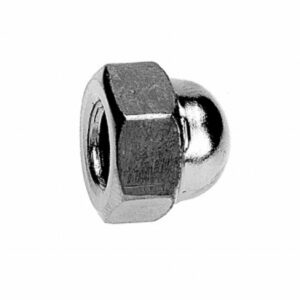 7 Écrous Borgnes en Acier Zingué 4mm – Protection, Sécurité et Finition Esthétique