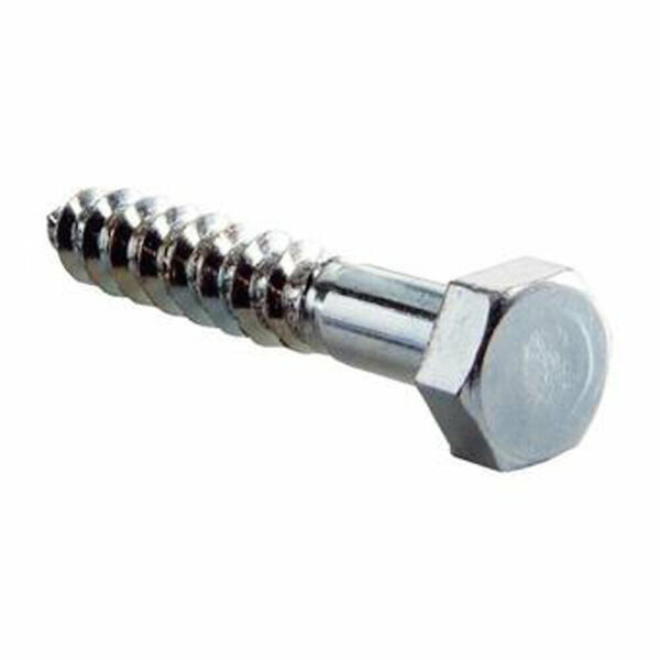 Tirefonds Hexagonale en Acier Zyngé 7x40mm – Fixations Lourdes, Facile à Serrage