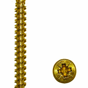 Vis agglo acier à tête fraisée Pozidriv 3x25mm – Fixation solide pour panneaux bois