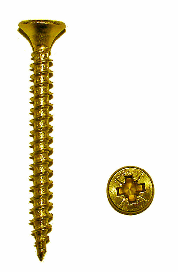 Vis agglo acier tête fraisée Pozidriv 4,5x60mm – Fixation robuste pour panneaux et bois