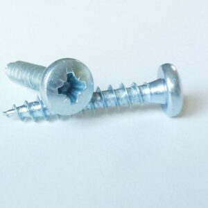 Vis aggloméré acier tête ronde Pozidriv 5x30mm – Fixation solide pour panneaux de particules et bois
