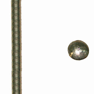 Clous tête plate inox A2 2.4x37mm - Assemblage solide pour maçonnerie, charpente et menuiserie