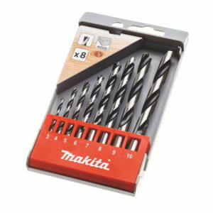 Coffret 8 forets à bois cylindriques MAKITA D-57227 pour tous vos travaux de menuiserie