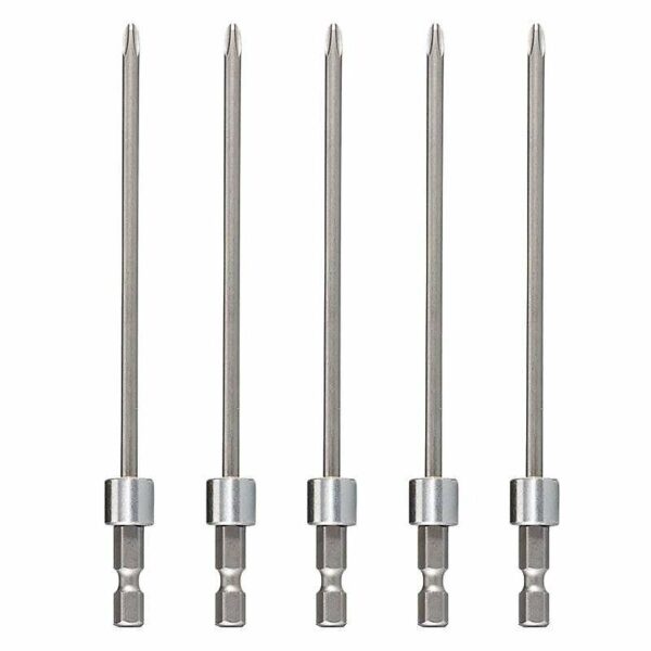 Lot de 5 embouts PHILLIPS 2 MAKITA 199155-7 pour Visseuse à placo MAKITA DFS452, MAKITA FS6300