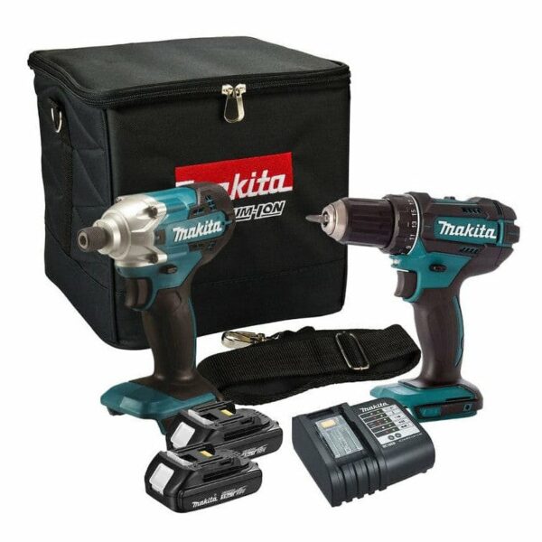 Pack MAKITA DLX2339SY Perceuse et Visseuse à chocs - 18V Li-Ion (2x1.5 Ah)