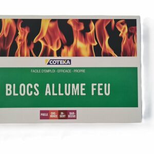 Allume-feu 32 Cubes - Facile, Propre et Sûr pour Cheminées, Barbecues et Poêles