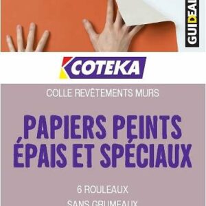Colle Papier Peint et Frisé 250g - Fixation Forte & Sécurité Indoor - COTEKA