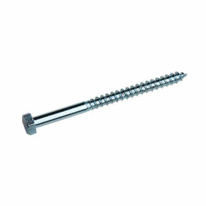 Tirefond tête hexagonale en acier zingué 12x240mm – Fixations lourdes et robustes