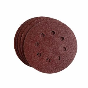 Disques Perforés Agrippants 8 Troux | Grain 40 - Lot de 5 | 125 mm - Mc Kenzie