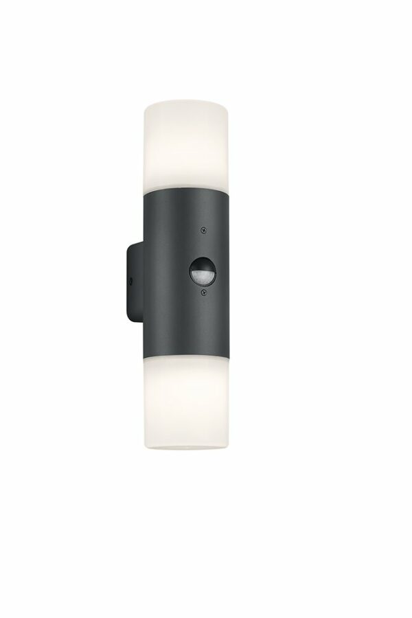 Applique murale exterieur Arawan 2xE27 avec detect mouvement