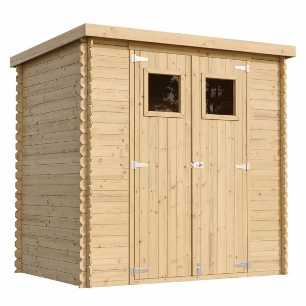Abri de jardin en bois - l204xL142xH200cm / 2.22m2 - M311