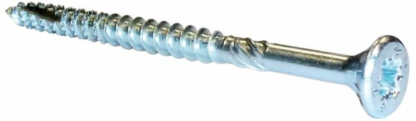 Sachet de 4 Vis aggloméré chromées à tête fraisée D6x140mm – Haute performance pour assemblage