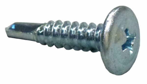 20 Vis Autoperceuses Tête Cylindrique à Embase 4.8x16mm – Fixation Facile pour Tôle
