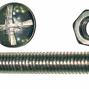 12 Boulons Poêlier en Acier Zingué 5x16mm – Fixation Solide pour Bricolage et Rénovation