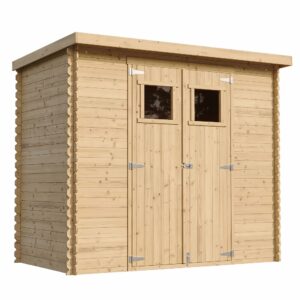 Abri de jardin en bois Timbela M310 - H200 x l239 x L142 cm