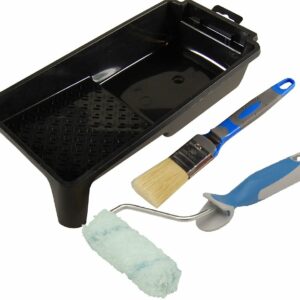 Ensemble mini rouleau et pinceau - Finition satin pour une peinture précise et efficace