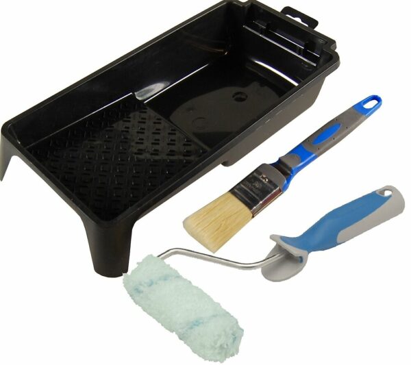 Ensemble mini rouleau et pinceau - Finition satin pour une peinture précise et efficace