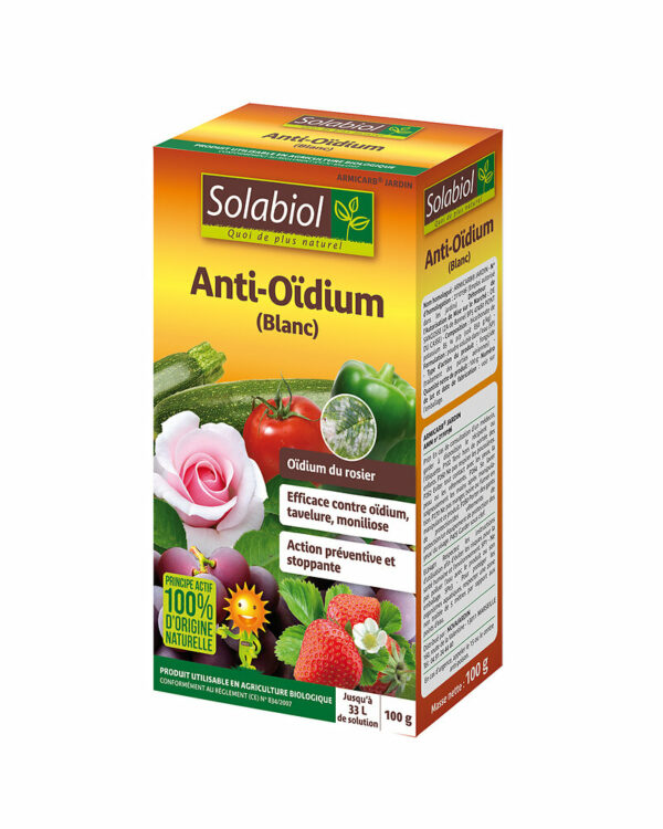 Anti-Oïdium Solabiol 100g pour une lutte efficace contre les maladies des plantes