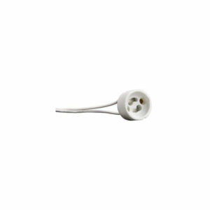 Douille GU10 blanche pour spots ou ampoules