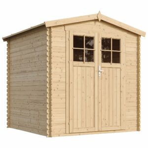 Abri de jardin en bois - porte verrouillable de haute qualité - I216xL206xH218 cm/3.53 m2 - M343F