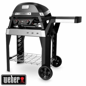 Barbecue électrique Pulse 2000 avec chariot pratique pour cuisine urbaine