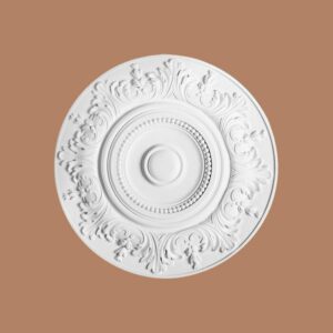 Rosace plafond en polyuréthane R100 - ø 47cm - moulure décorative