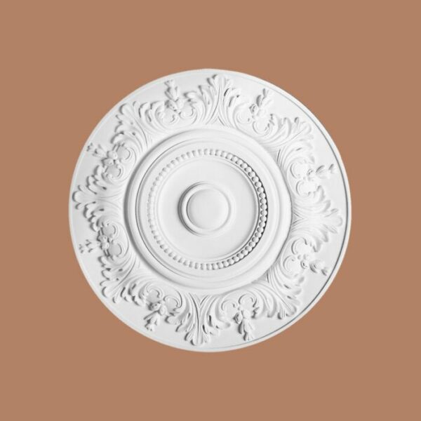 Rosace plafond en polyuréthane R100 - ø 47cm - moulure décorative
