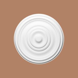 Rosace plafond en polyuréthane R101 - ø 48.5cm - moulure décorative