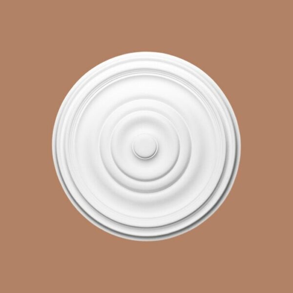 Rosace plafond en polyuréthane R101 - ø 48.5cm - moulure décorative