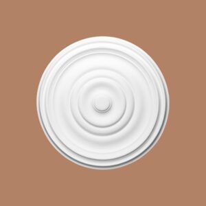 Rosace plafond en polyuréthane R101 - diamètre 48.5cm