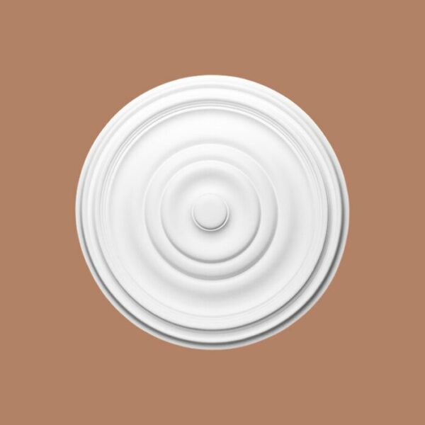 Rosace plafond en polyuréthane R101 - diamètre 48.5cm