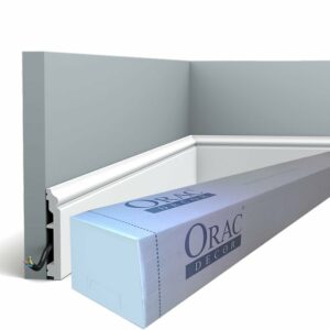 SX173 Plinthe Orac Decor - 10 x1,6x200cm (h x p x L) - plinthe décorative polymère Carton 8 pièces / A peindre