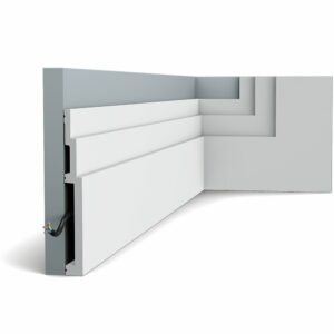 Plinthe Orac Decor SX181 - Pack 2 pièces, 20 x 2,2x200cm