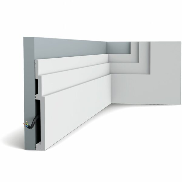 Plinthe Orac Decor SX181 - Pack 2 pièces, 20 x 2,2x200cm