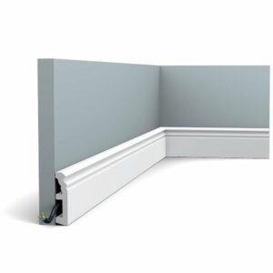 SX195 Plinthe Orac Decor -8 x 1,9 x200cm (h x p x L) - plinthe décorative polymère Carton 8 pièces