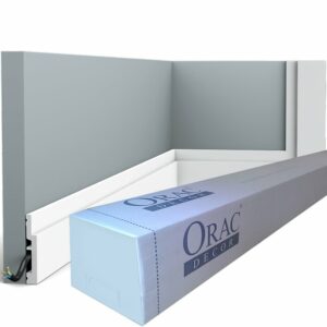 SX187 Plinthe Orac Decor - 7,5x1,2x200cm (h x p x L) - plinthe décorative polymère Carton 8 pièces