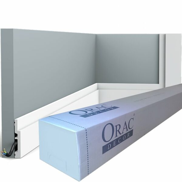 SX187 Plinthe Orac Decor - 7,5x1,2x200cm (h x p x L) - plinthe décorative polymère Carton 8 pièces
