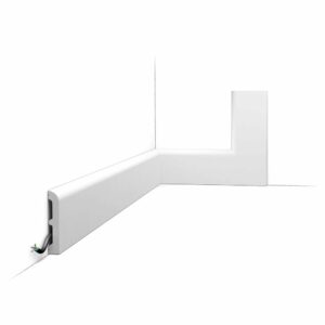 SX183 CASCADE Plinthe Orac Decor 7,5x1,3x10cm (h x p x L) - plinthe décorative polymère Carton 8 pièces / A peindre
